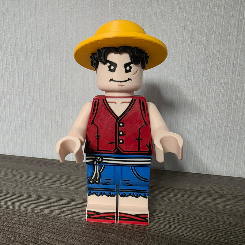 3D Printed LEGO Luffy 8inches