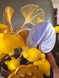 3D Printed 2026 Year of the Horse Chinese New Year Festive Flower – Golden Jade Full House