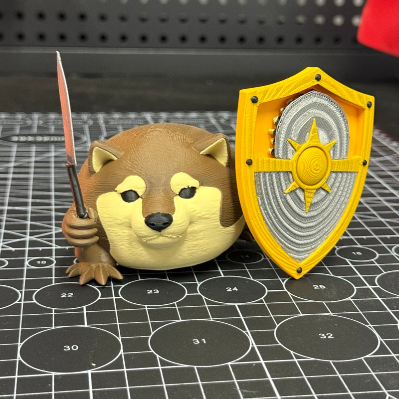 3D Printed Blade Shield Dog