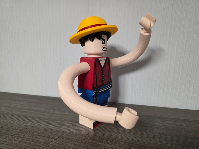 3D Printed Luffy （long arm） 8inches