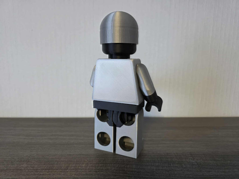 3D Printed LEGO Alex Murphy 8inches