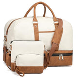 Weekender Bags for Women,Travel Duffel Bags Overnight Bags for Women Travel Tote Bags Carry On Bags for Airplanes Hospital Bags for Labor and Delivery 3Pcs Set