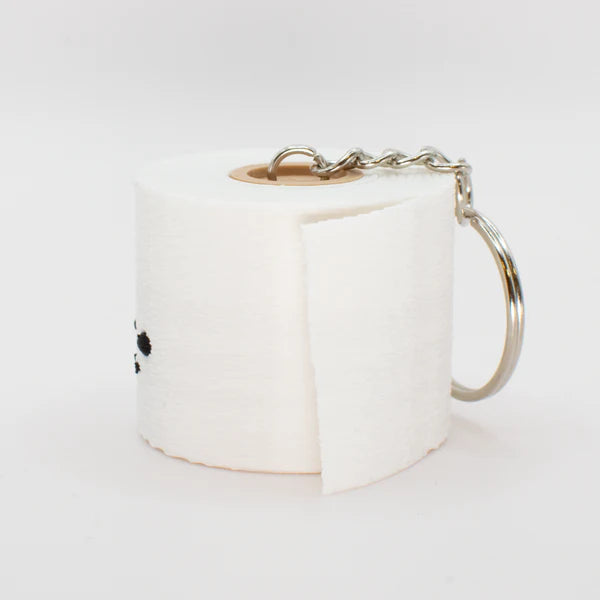 3D Printed Spinny Toilet Paper Keychain (Retired)