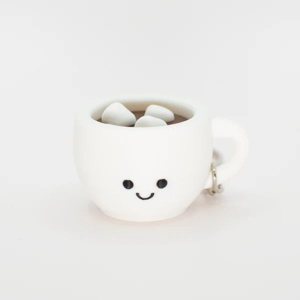 3D Printed Happy Clicky Mug Keychain