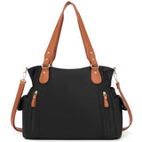 Tote Bags for Women,Hobo Bags for Women Tote Purse Nurse Mini Tote Bag with Pockets Small Shoulder Purse Crossbody Satchel Purses Handbags,Black