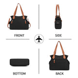 Tote Bags for Women,Hobo Bags for Women Tote Purse Nurse Mini Tote Bag with Pockets Small Shoulder Purse Crossbody Satchel Purses Handbags,Black