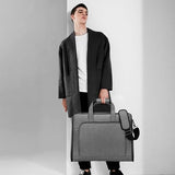Garment Bag Travel Suit Bag for Mens Carry on Garment Bag Up to 3 Suits for Business Trips,2 in 1 Hanging Suitcase Luggage Bags forTravel Foldable Carry On Bag Fits 15.6Inch Laptop Grey