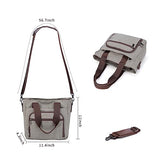 Tote Bags for Women,Women's Canvas Tote Purse Shoulder Handbags Crossbody Tote Bag Satchel Handbag Shoulder Purses,Grey