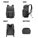 Insulated Cooler Backpack, Waterproof Backpack Cooler Leakproof Insulated Backpack Soft Cooler Bag Lightweight Portable Cooler for Lunch Camping Travel Beach Fishing Hiking Picnic Beer for Men, Grey