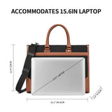 Messenger Bag for Women,15.6 Inch Laptop Tote Bag for Women Men Laptop Briefcases Shoulder Bag Satchel Work Bags Computer Bags Laptop Case,Black