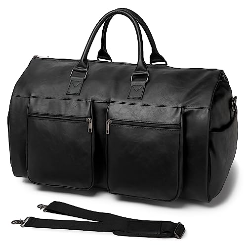 Convertible Travel Garment Bag,Carry on Garment Duffel Bag for Men Women - 2 in 1 Hanging Suitcase Suit Business Travel Bag