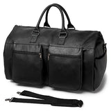 Convertible Travel Garment Bag,Carry on Garment Duffel Bag for Men Women - 2 in 1 Hanging Suitcase Suit Business Travel Bag