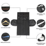 Rolling Garment Bags for Travel,Convertible Duffle Garment Bag Roller Bags for Travel Carry on Garment Bag with Wheels Luggage Rolling Weekender Roller Duffle Bags for Travel