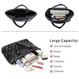 Puffer Tote Bag Lightweight Quilted Puffy Tote Bag Soft Down Cotton Padded Shoulder Bag Quilted Bag for Womens Handbag Black