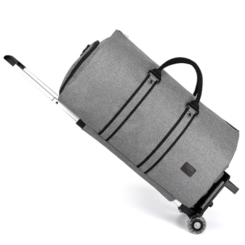 Rolling Garment Bags for Travel,Convertible Duffle Garment Bag Roller Bags for Travel Carry on Garment Bag with Wheels Luggage Rolling Weekender Roller Duffle Bags for Travel