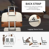 Weekender Bags for Women,Travel Duffel Bags Overnight Bags for Women Travel Tote Bags Carry On Bags for Airplanes Hospital Bags for Labor and Delivery 3Pcs Set,Beige