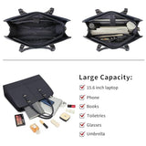 Laptop Bag for Women, 15.6 inch Laptop Tote Bag Work Computer Bags Laptop Purse Briefcase Shoulder Handbags for Office, Travel,Business,Casual