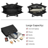 Laptop Bag for Women, 15.6 inch Laptop Tote Bag Work Computer Bags Laptop Purse Briefcase Shoulder Handbags for Office, Travel,Business,Casual