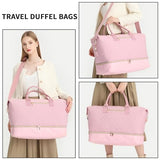 Travel Duffel Bag, Womens Overnight Bag Weekender with Shoe Pouch Large Carry On Bag Travel Tote Duffel Bag for Women,Hospital Bags for Labor and Delivery