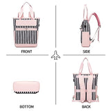 seyfocnia Laptop Backpack for Women,Teacher Backpack Tote Backpack Computer Backpack Travel Casual Backpack with USB Charging Port Work Bag Fits 15.6 Inch Laptop