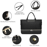 Travel Duffel Bag, Womens Overnight Bag Weekender with Shoe Pouch Large Carry On Bag Travel Tote Duffel Bag for Women,Hospital Bags for Labor and Delivery Black