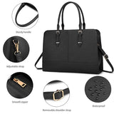 Laptop Bag for Women, 15.6 inch Laptop Tote Bag Work Computer Bags Laptop Purse Briefcase Shoulder Handbags for Office, Travel,Business,Casual