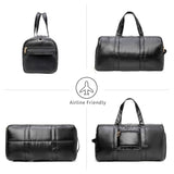 Travel Duffel Bag, Womens Overnight Bag Weekender with Shoe Pouch Large Carry On Bag Travel Tote Duffel Bag for Women,Hospital Bags for Labor and Delivery Black