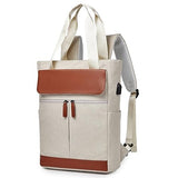 seyfocnia Laptop Backpack for Women,Teacher Backpack Tote Backpack Computer Backpack Travel Casual Backpack with USB Charging Port Work Bag Fits 15.6 Inch Laptop