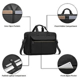 Mens Messenger Bag, 17.3 Inch Laptop Bag Computer Bag Laptop Briefcase Satchel Work Bags for Men Women Handbag Business Bag Laptop Case,Black