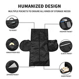 Convertible Travel Garment Bag,Carry on Garment Duffel Bag for Men Women - 2 in 1 Hanging Suitcase Suit Business Travel Bag