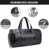Travel Duffel Bag, Womens Overnight Bag Weekender with Shoe Pouch Large Carry On Bag Travel Tote Duffel Bag for Women,Hospital Bags for Labor and Delivery Black
