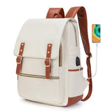 seyfocnia Laptop Backpack for Women,15.6 inch Computer Backpack With USB Charging Port Vintage Travel Backpack Casual Daypacks College Backpack Business Backpack for Women