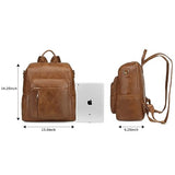 seyfocnia Women Backpack Purse, Fashion Cute Travel Carry on Backpack Convertible Design Satchel Handbags Shoulder Bag with Laptop Compartment, Brown
