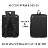 Laptop Bag for Women, 17.3 Inch Computer Backpack Briefcase Messenger Shoulder Work Tote Bag Gifts for Women Office Travel College,Black