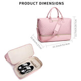 Travel Duffel Bag, Womens Overnight Bag Weekender with Shoe Pouch Large Carry On Bag Travel Tote Duffel Bag for Women,Hospital Bags for Labor and Delivery