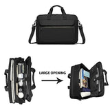 Mens Messenger Bag, 17.3 Inch Laptop Bag Computer Bag Laptop Briefcase Satchel Work Bags for Men Women Handbag Business Bag Laptop Case,Black