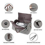 Convertible Travel Garment Bag,Carry on Garment Duffel Bag for Men Women - 2 in 1 Hanging Suitcase Suit Business Travel Bag Grey