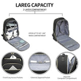 seyfocnia Travel Backpack for Women, 17.3 Inch Carry On Backpack with USB Port as Personal Item Flight Approved, Fashion Work Laptop Bag Waterproof Backpacks Casual Daypacks (Black)