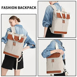 seyfocnia Laptop Backpack for Women,Teacher Backpack Tote Backpack Computer Backpack Travel Casual Backpack with USB Charging Port Work Bag Fits 15.6 Inch Laptop
