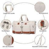 Weekender Bag for Women, Travel Duffel Bag with Shoe Compartment Sport Duffle Bag Gym Bag Carry On Tote Bag Overnight Duffel Bag Hospital Bag for Women