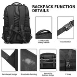 Aodethon Tactical Backpack for Men,Waterproof Military Backpack Camping Backpack Army Backpack Molle Bag Bug Out Bag Assault Pack Rucksack Hiking Backpack for Men