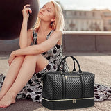 Travel Bag with Shoe Pouch,Weekender Bag Overnight Duffle Bag Carry On Bag Travel Tote Duffel Bags for Traveling Sport Duffel Bag Gym Bag for Women or Men