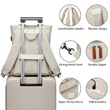 seyfocnia Laptop Backpack for Women,Teacher Backpack Tote Backpack Computer Backpack Travel Casual Backpack with USB Charging Port Work Bag Fits 15.6 Inch Laptop