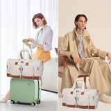 Weekender Bag for Women, Travel Duffel Bag with Shoe Compartment Sport Duffle Bag Gym Bag Carry On Tote Bag Overnight Duffel Bag Hospital Bag for Women