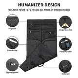 Convertible Travel Garment Bag,Carry on Garment Duffel Bag for Men Women - 2 in 1 Hanging Suitcase Suit Business Travel Bag Dark Grey