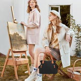 Tote Bags for Women,Hobo Bags for Women Tote Purse Nurse Mini Tote Bag with Pockets Small Shoulder Purse Crossbody Satchel Purses Handbags,Black